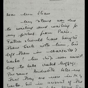 a page of handwritten text