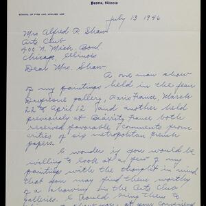 a page of handwritten text