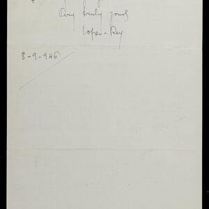 a page of handwritten text