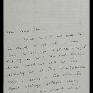 a page of handwritten text