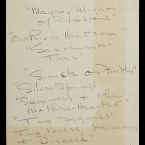 a page of handwritten text