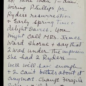 a page of handwritten text