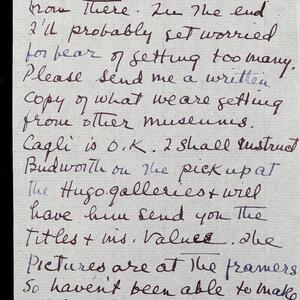 a page of handwritten text
