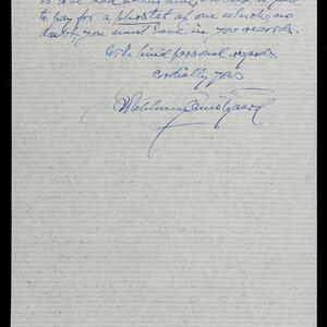 a page of handwritten text