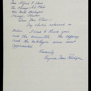 a page of handwritten text