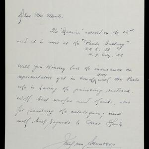 a page of handwritten text