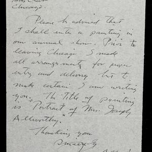 a page of handwritten text