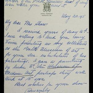 a page of handwritten text