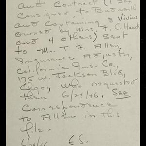 a page of handwritten text