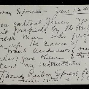 a page of handwritten text
