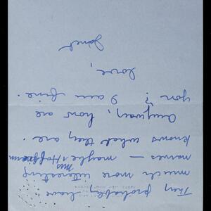 a page of handwritten text