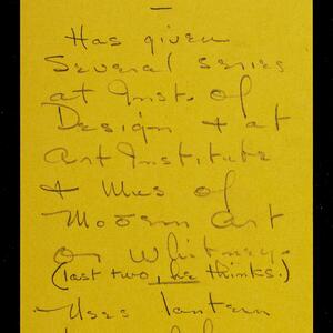 a page of handwritten text