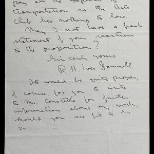 a page of handwritten text