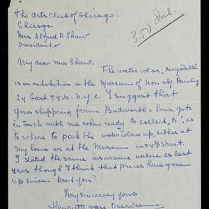 a page of handwritten text