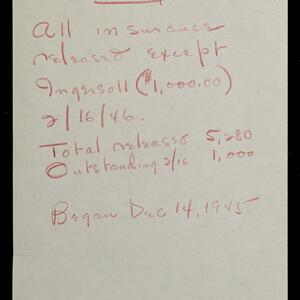 a page of handwritten text