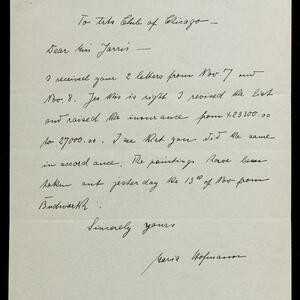 a page of handwritten text