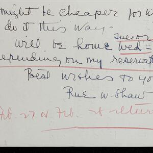 a page of handwritten text
