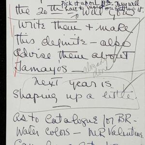 a page of handwritten text