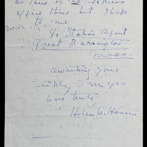 a page of handwritten text