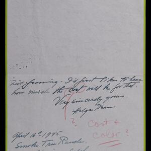 a page of handwritten text
