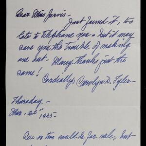 a page of handwritten text