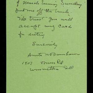 a page of handwritten text
