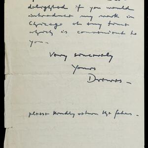 a page of handwritten text