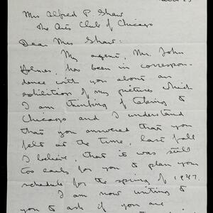 a page of handwritten text