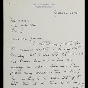 a page of handwritten text