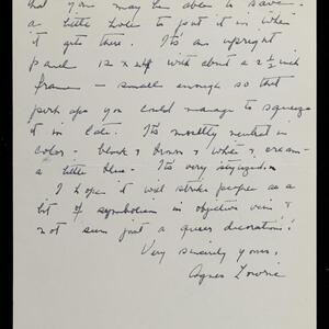 a page of handwritten text