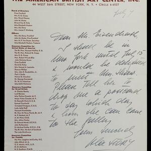 a page of handwritten text