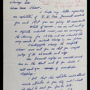 a page of handwritten text