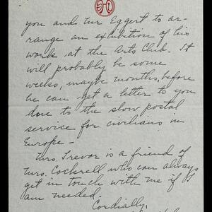 a page of handwritten text
