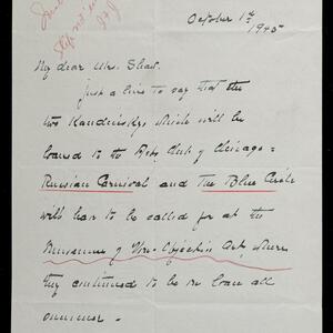 a page of handwritten text