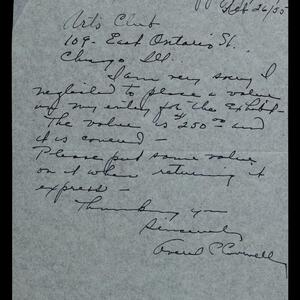 a page of handwritten text