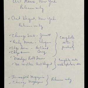 a page of handwritten text
