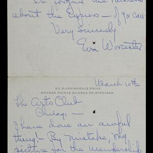 a page of handwritten text