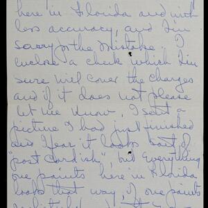 a page of handwritten text