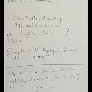 a page of handwritten text