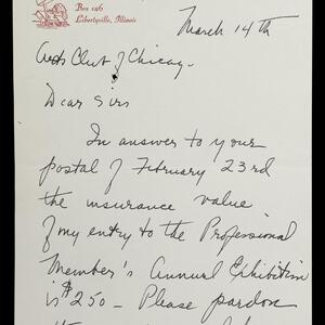 a page of handwritten text