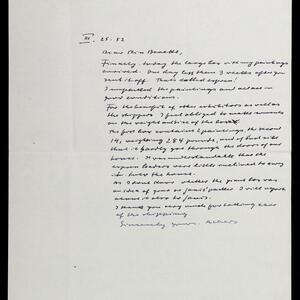 a page of handwritten text