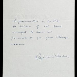 a page of handwritten text