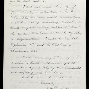 a page of handwritten text