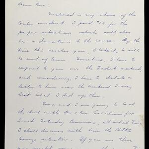 a page of handwritten text