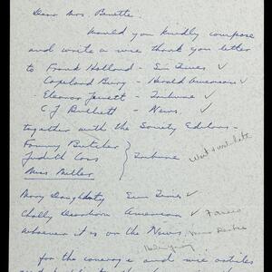 a page of handwritten text