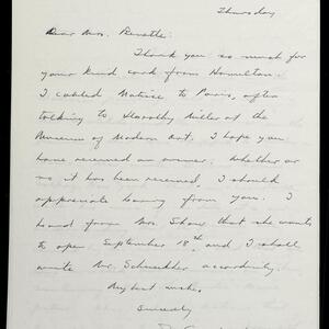 a page of handwritten text