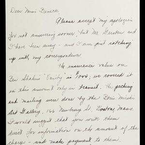 a page of handwritten text