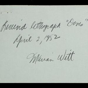 a page of handwritten text