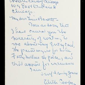 a page of handwritten text