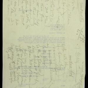 a page of handwritten text